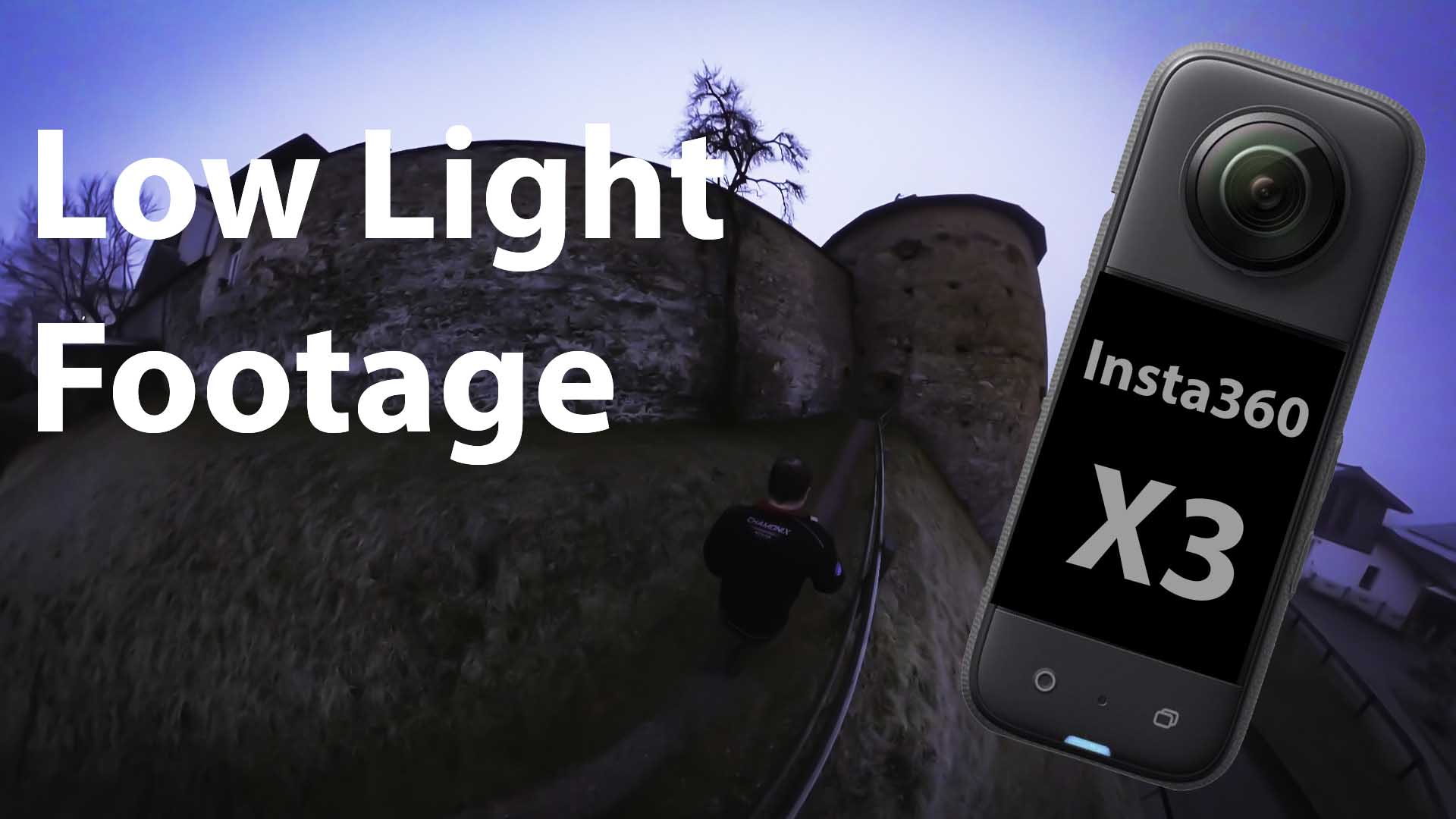 Insta360 X3 Low Light Settings - 360 Video